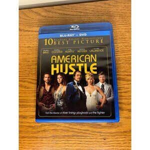 American Hustle (Blu-ray dvd combo pack, 2013) with digital code